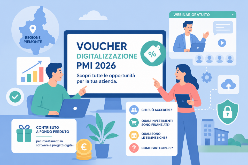 Voucher Digitalizzazione PMI 2026: scopri tutte le opportunità per la tua azienda